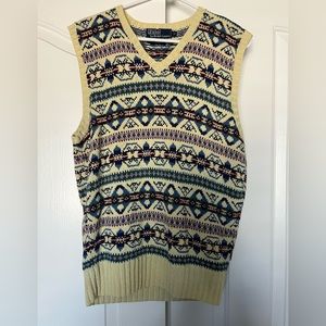 Vintage Ralph Lauren knitted sleeveless vest